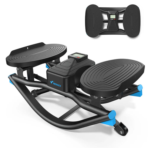 3D Motion Rocking Stepper Machine | 330 lbs Capacity Compact Home Workout Stepper