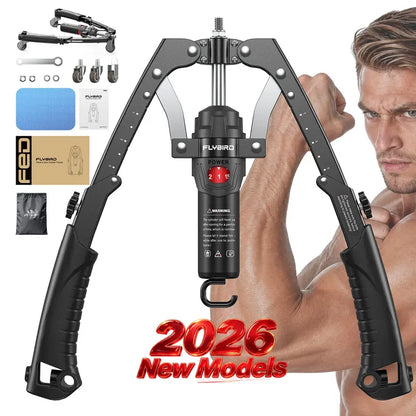CT1 Adjustable Chest & Arm Trainer 22‑440lbs, 2‑in‑1 Ab Roller Home Gym Equipment for Men Women