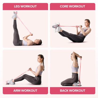Multifunction Pedal Resistance Band | Full‑Body Home Gym for Abdominal & Yoga Exercise