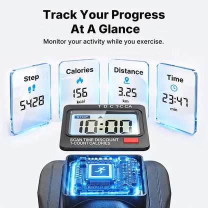 3D Motion Rocking Stepper Machine | 330 lbs Capacity Compact Home Workout Stepper