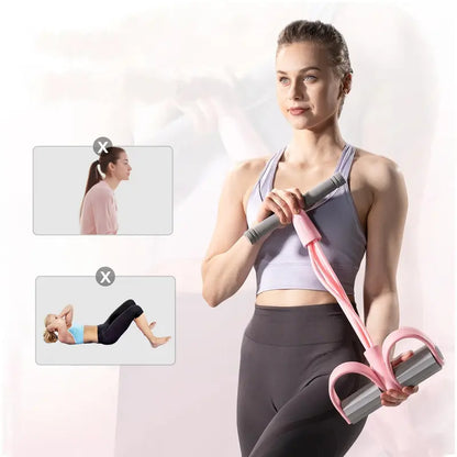 Multifunction Pedal Resistance Band | Full‑Body Home Gym for Abdominal & Yoga Exercise